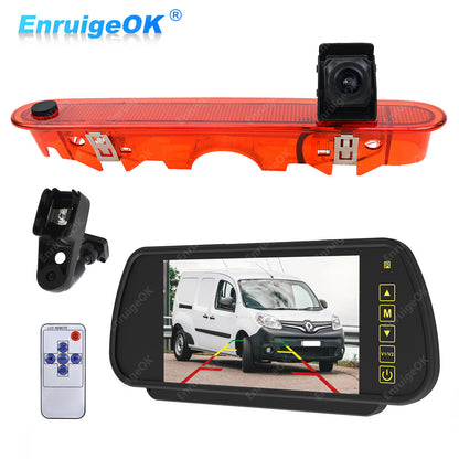 7" Monitor Brake Light Reversing Camera For Mercedes-Benz Citan / Renault Kangoo0