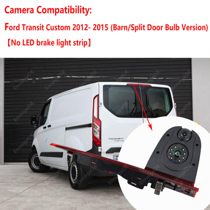 Dual Lens Brake Light Reversing Camera Kit For Ford Transit Custom 2012-20152