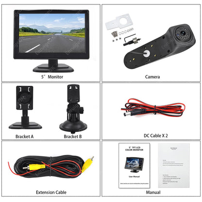 Reverse Camera Kit for VW Crafter MK2 & MAN TGE Rear Brake Light (2017-Onwards)12