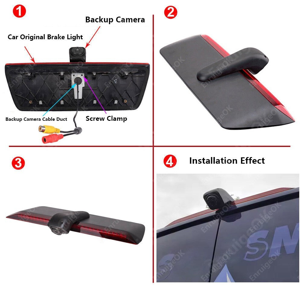 Car Brake Light Reverse Camera For VW CRAFTER [MK2] & Man TGE Van 2017-Onwards4