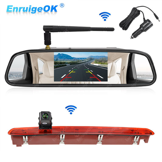 Wireless Kit For VW Transporter Caddy MK4 Reverse Camera Brake Light T6 Tailgate0