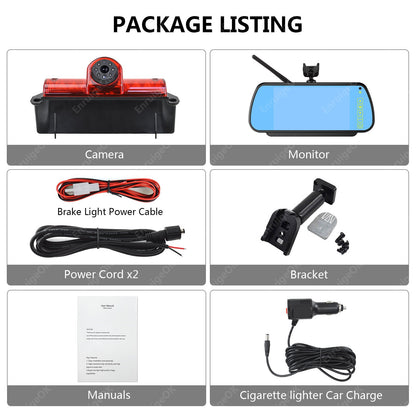 Wireless Backup Camera for Chevy Expres GMC Savana Explorer Van & 7" Monitor23
