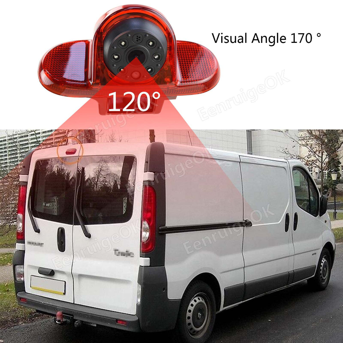 7" Monitor Brake Light Reversing Camera For Renault Trafic Opel Vauxhall Vivaro17