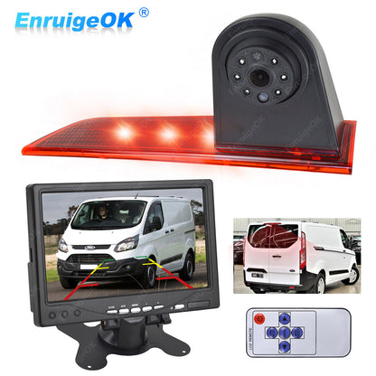 For (2016-Present) Ford Transit Custom Brake Light Reversing Camera & 7" Monitor0