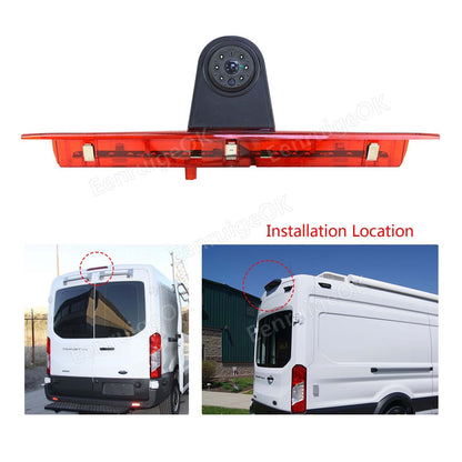 7'' Monitor Brake Light Rear View Backup Camera For Ford Transit Van AHD 1080P4
