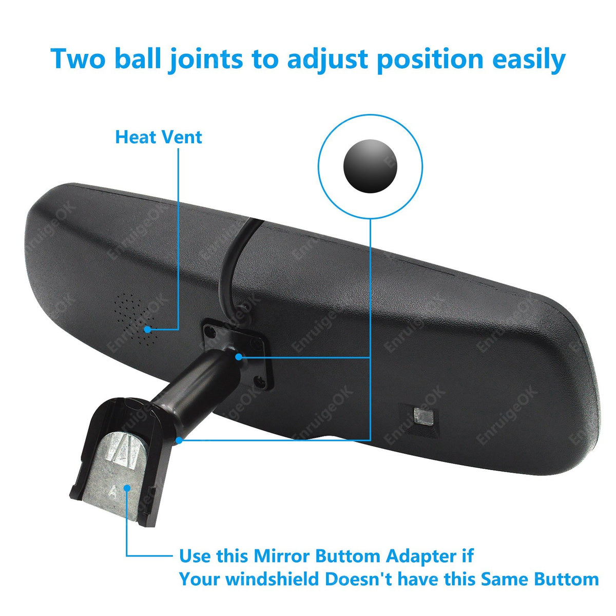 Dual Lens Rear Brake Light Reversing Camera Kit for Opel Vivaro Renault Trafic15