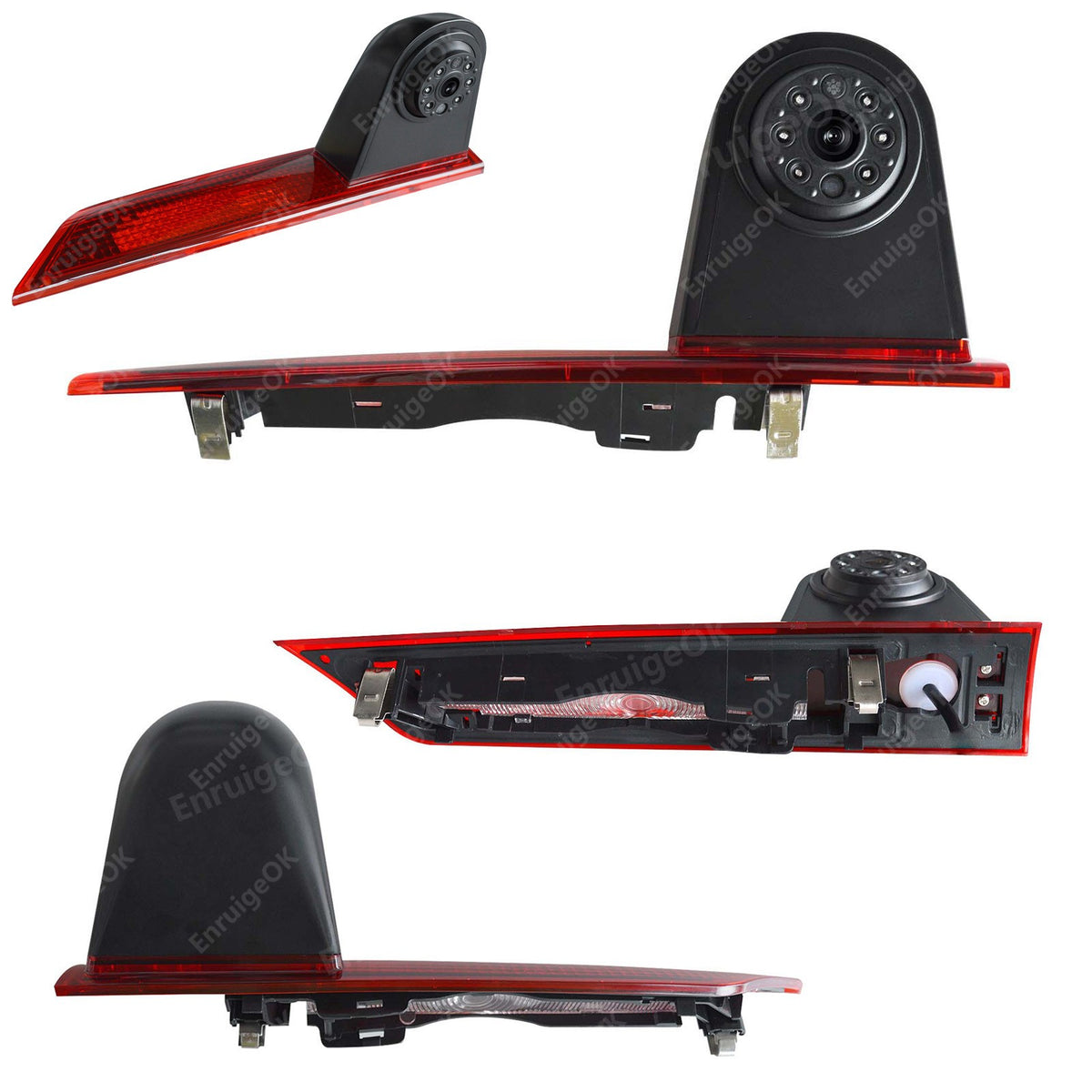 6.86" Split Monitor &Rear Brake Light Camera for Ford Transit Custom (2012-2015)9