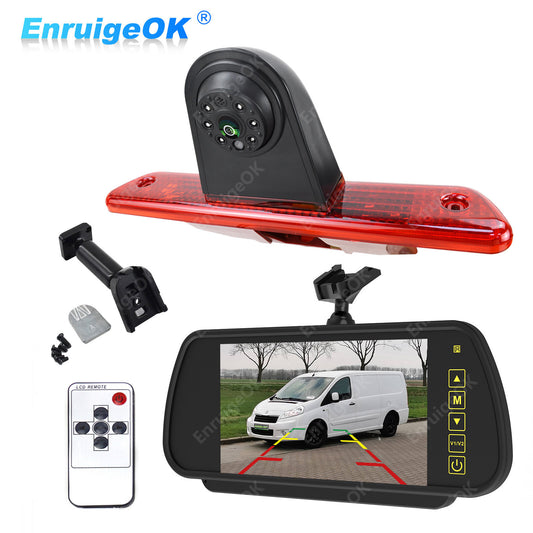 Citroen Dispatch Van 2007-2016 Rear Brake Light Reversing Camera + 7" Monitor0