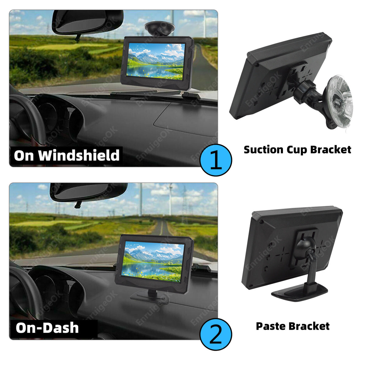 Reverse Camera For Mercedes Sprinter VW Crafter Brake Light Rear & 4.3" Monitor14