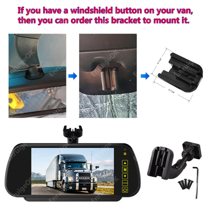 Dual Rear Brake Light Reversing Camera Kit for Vauxhall Vivaro Renault Trafic13