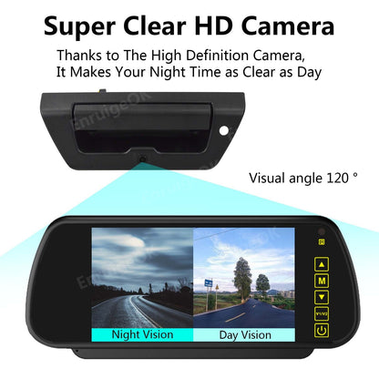 Tailgate Handle Rear View Backup Camera for Ford F150 2015-2018 & 4.3'' Monitor9