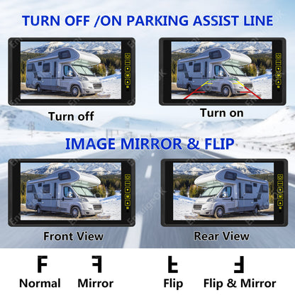 Citroen Dispatch Van 2007-2016 Rear Brake Light Reversing Camera &9" Monitor Kit9