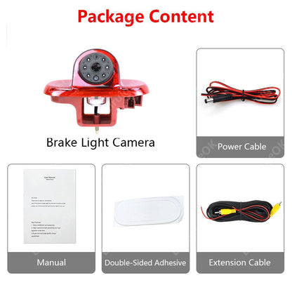 Brake Light Reversing Camera For Vauxhall Opel Vivaro Renault Trafic 2001-201413