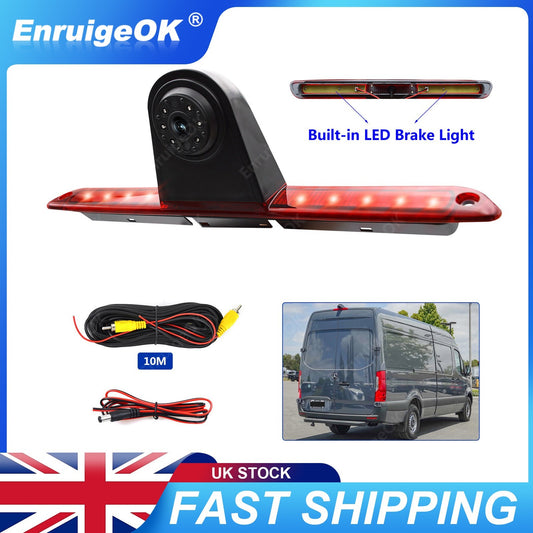 Rear View Brake Light Reversing Camera For Mercedes-Benz Sprinter VW Crafter0