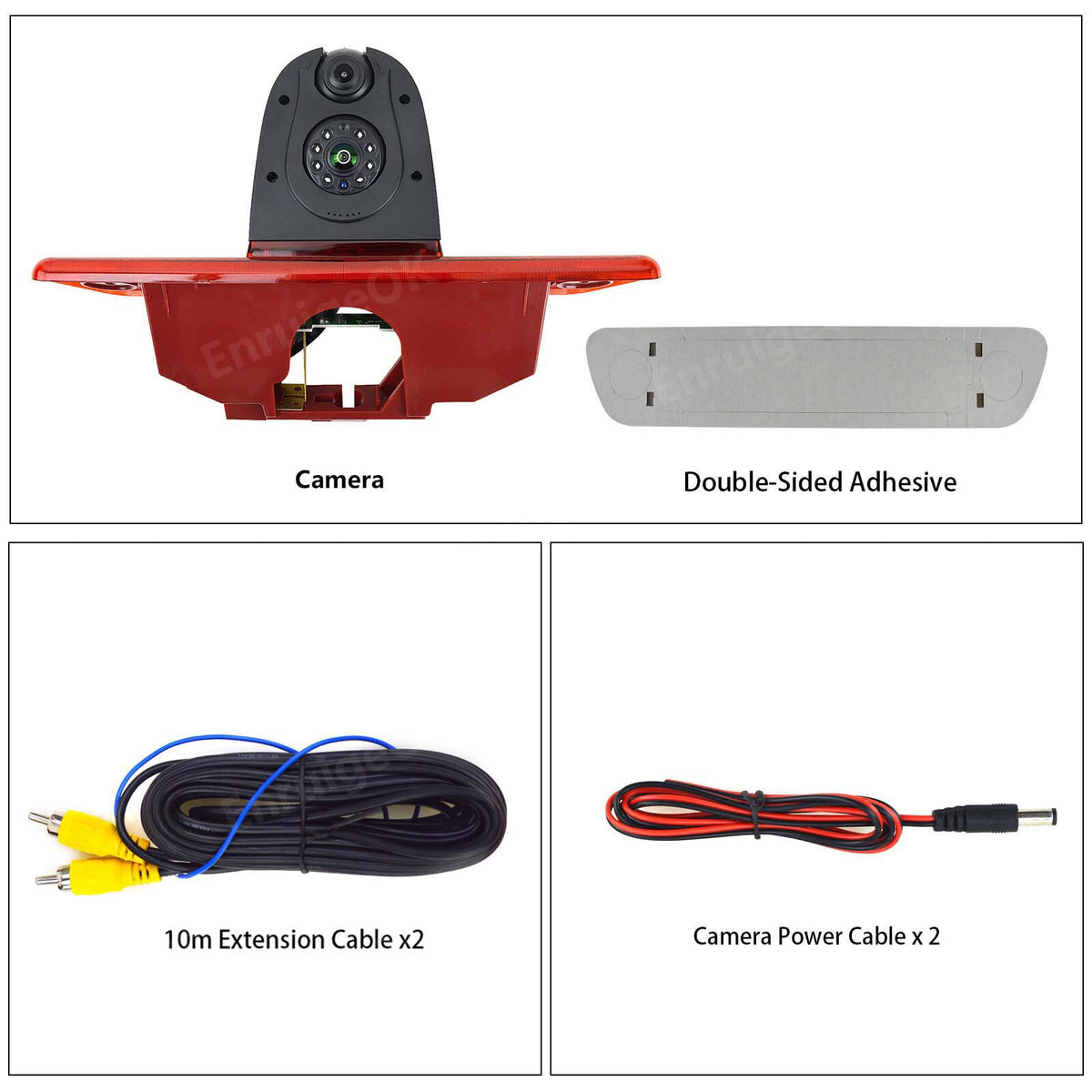 Dual Lens Rear Brake Light Reversing Camera for Peugeot Expert Citroen Dispatch14