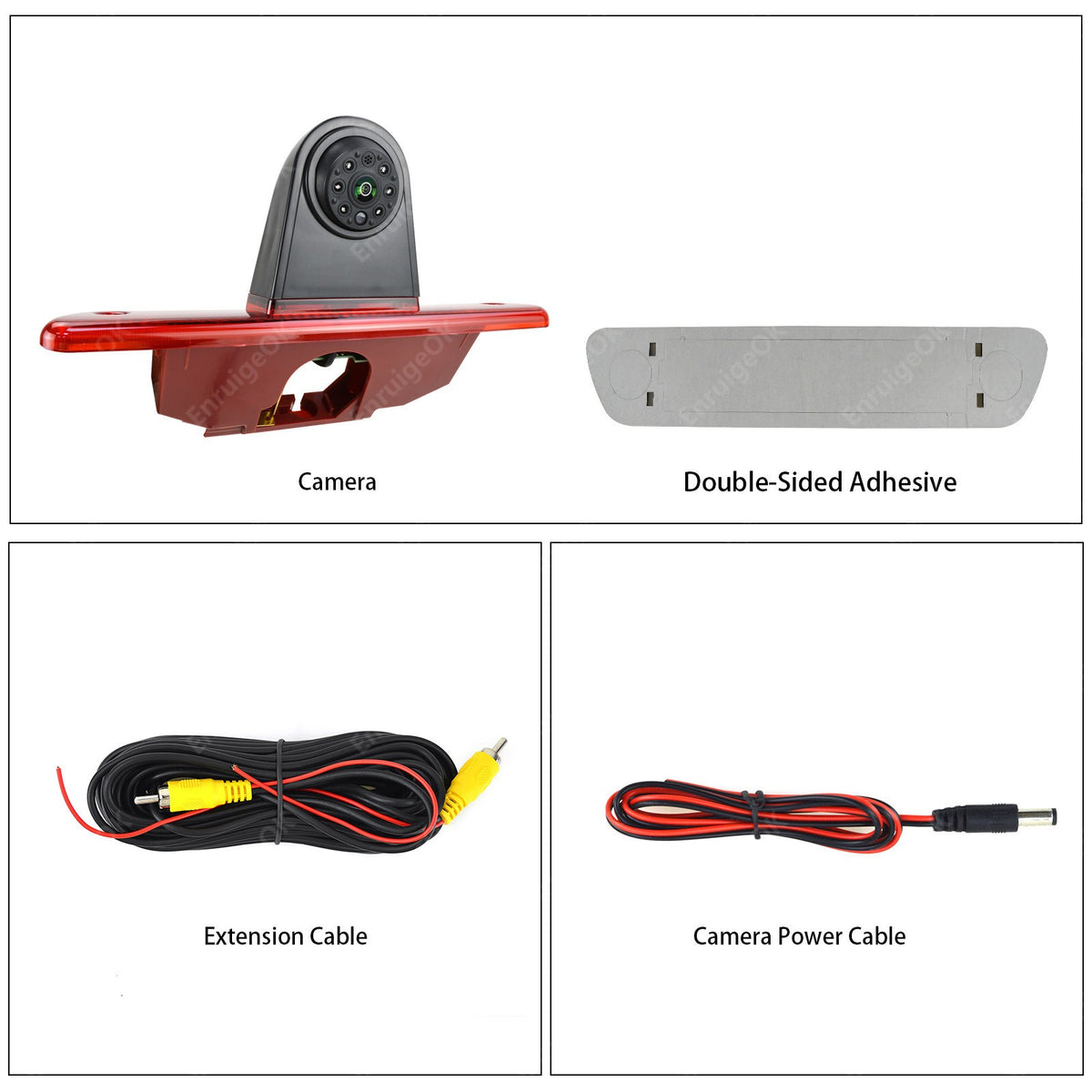 2007-2016 Peugeot Expert Reverse Backup Camera with Building in LED Brake Light12
