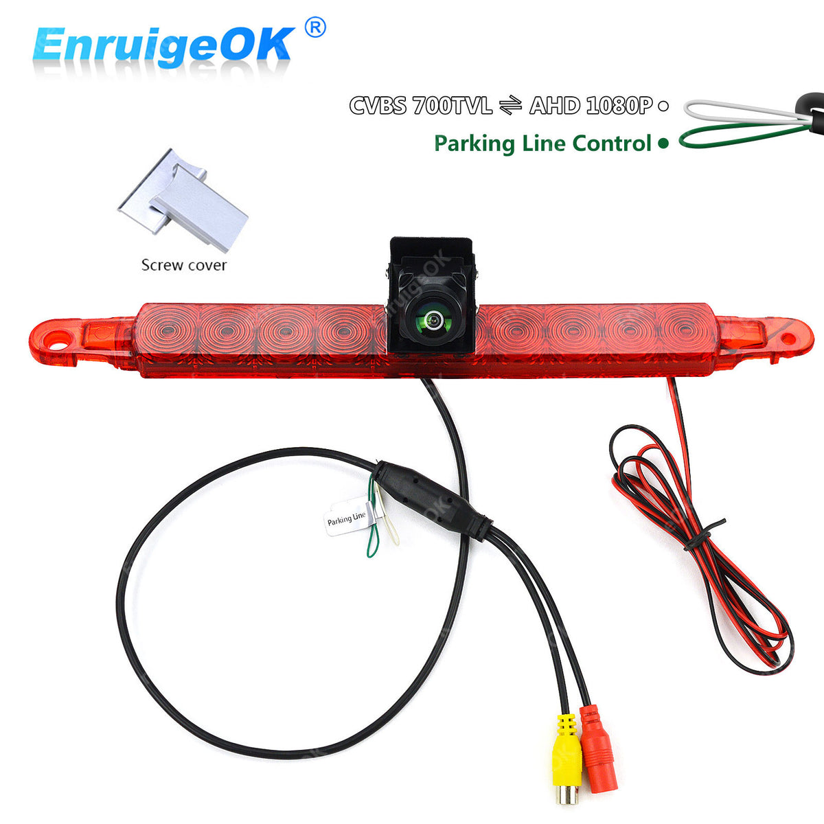 High Level Brake Light Camera Replaces HELLA 2DA 343 106-201 Auxiliary Stop Lamp0