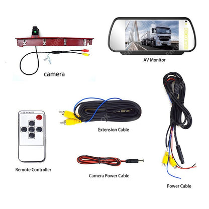 7" Monitor & Brake Light Rear View Camera for VW Transporter T6 (2016-Onwards)18