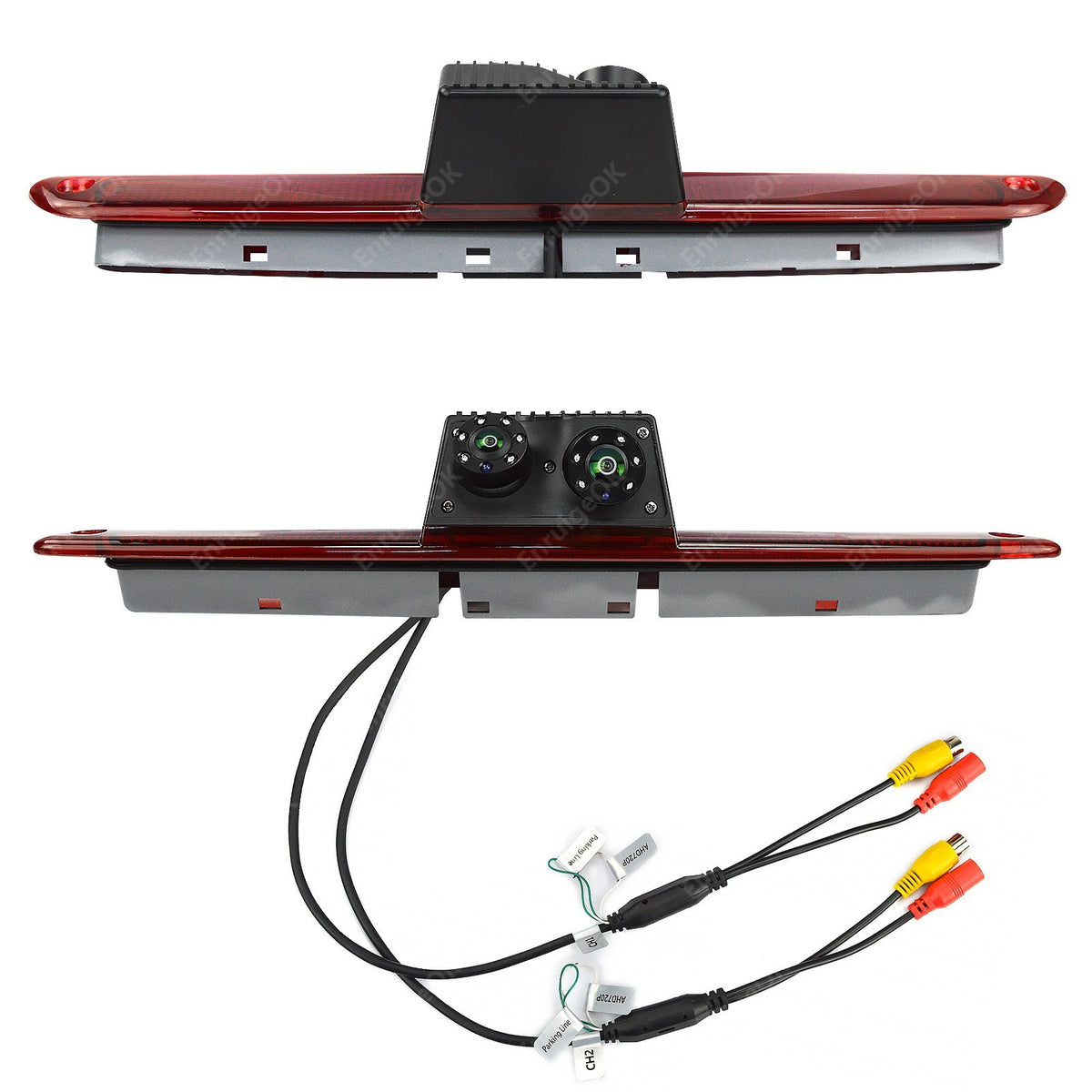 For Mercedes Sprinter VW Crafter Dual Rear View Reversing Brake Light Camera Kit9