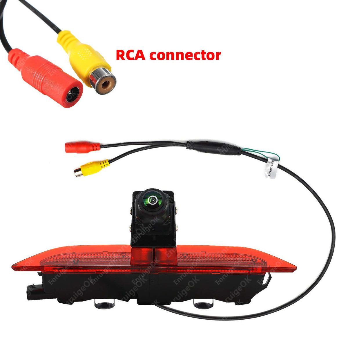 Brake Light Reversing Camera For VW Caddy MK4 (2020-2024) & 6.86" Split Monitor7