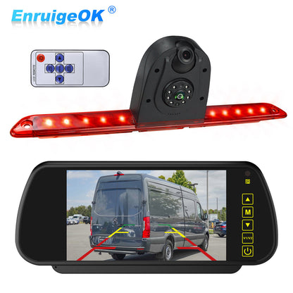 7" Monitor & LED Brake Light Reversing Camera for Mercedes Sprinter/ VW Crafter0