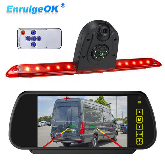 7" Monitor & LED Brake Light Reversing Camera for Mercedes Sprinter/ VW Crafter0