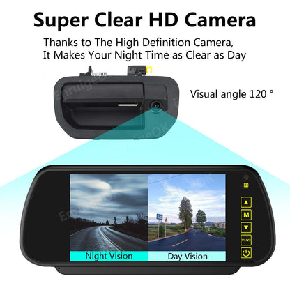 For Honda Ridgeline Tailgate Handle with Backup Camera 2006-2014 & Monitor Kit2