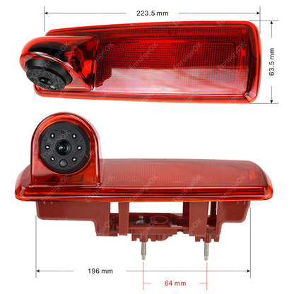 Brake Light Reverse Rear View Camera Kit For Opel Vivaro Vauxhall Renault Trafic5