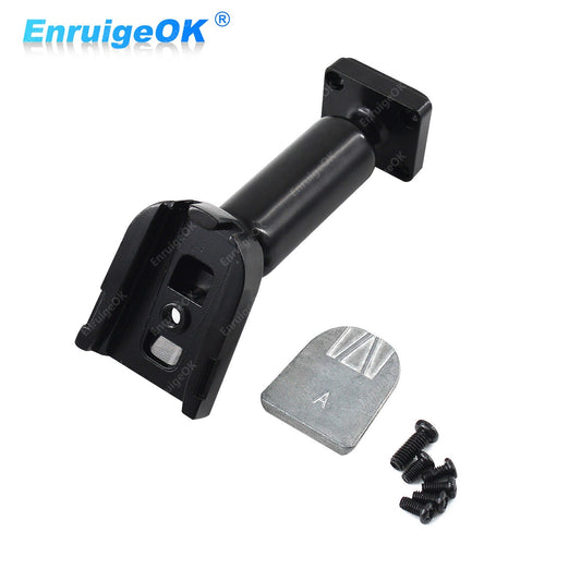 Vehicle Rearview Mirror Monitor Fitting Kit GM Stalk Bracket + Metal Plate0