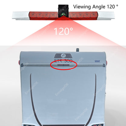 High Mount Brake Light Reversing Camera &6.86" Split-Screen DVR Monitor for Vans3