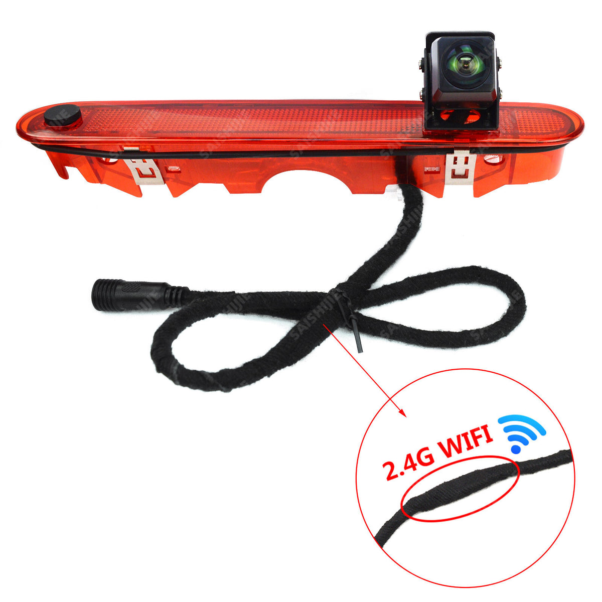 For Mercedes Benz Citan Wireless Brake Light Reversing Camera & 4.3" Monitor Kit8