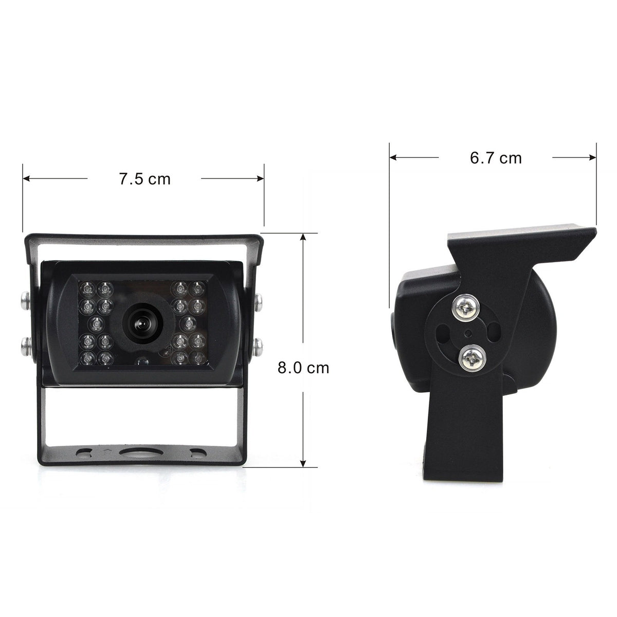 4 PIN Heavy Duty Rear View Reverse Camera 18 IR Waterproof For Truck Caravan Rv5