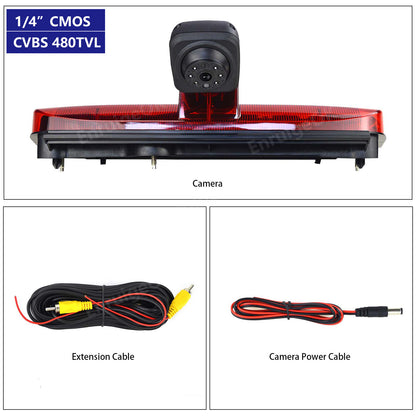Third Brake Light Backup Rear View Camera for Ford Transit Connect (2014–2023)