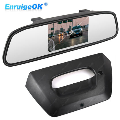 For 2002-2006 Chevy Avalanche Tailgate Handle with Backup Camera &4.3'' Monitor0