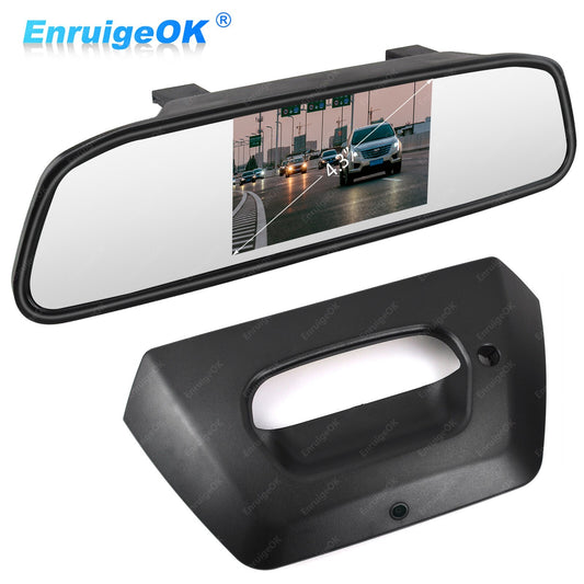 For 2002-2006 Chevy Avalanche Tailgate Handle with Backup Camera &4.3'' Monitor0