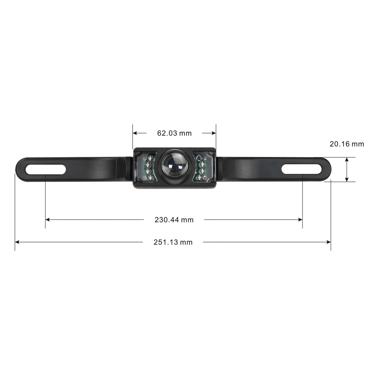 Car Rear View Camera Reverse Backup Camera Night Vision License Plate Waterproof5