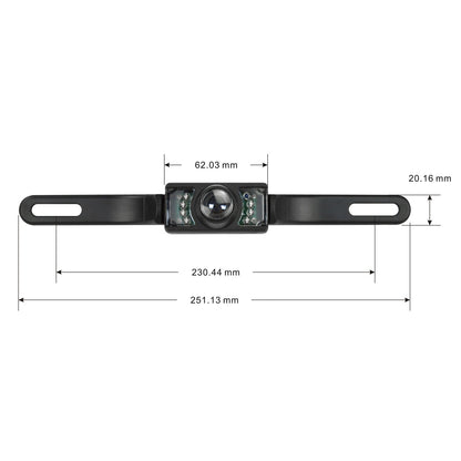 Car Rear View Camera Reverse Backup Camera Night Vision License Plate Waterproof5