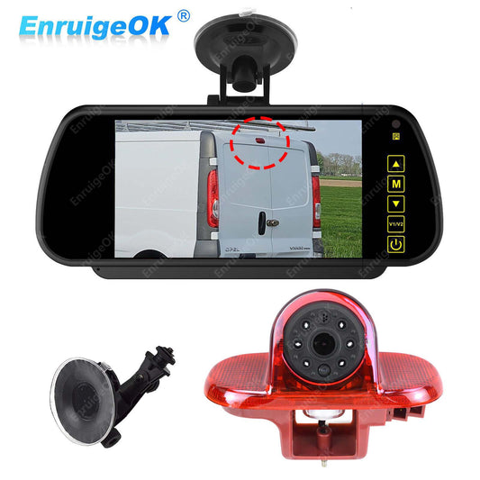 7" Monitor Brake Light Reversing Camera For Renault Trafic Opel Vauxhall Vivaro0