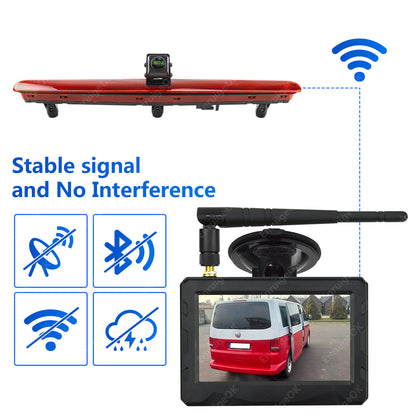 Wireless Reverse Camera Kit For VW Transporter T5 T5.1 Tailgate Single Door Only5
