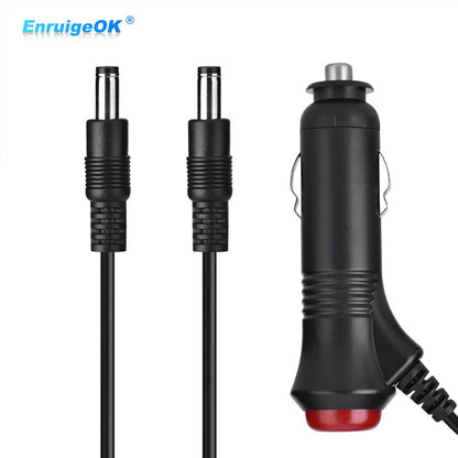 12V-24V 10FT 3A Car Cigarette Lighter Socket Plug Connector Red On/Off Switch0
