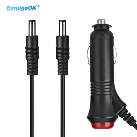12V-24V 10FT 3A Car Cigarette Lighter Socket Plug Connector Red On/Off Switch0