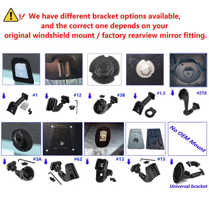 Bracket + Interior Rear View Mirror For Fiat Ducato Peugeot Boxer Citroen Relay6