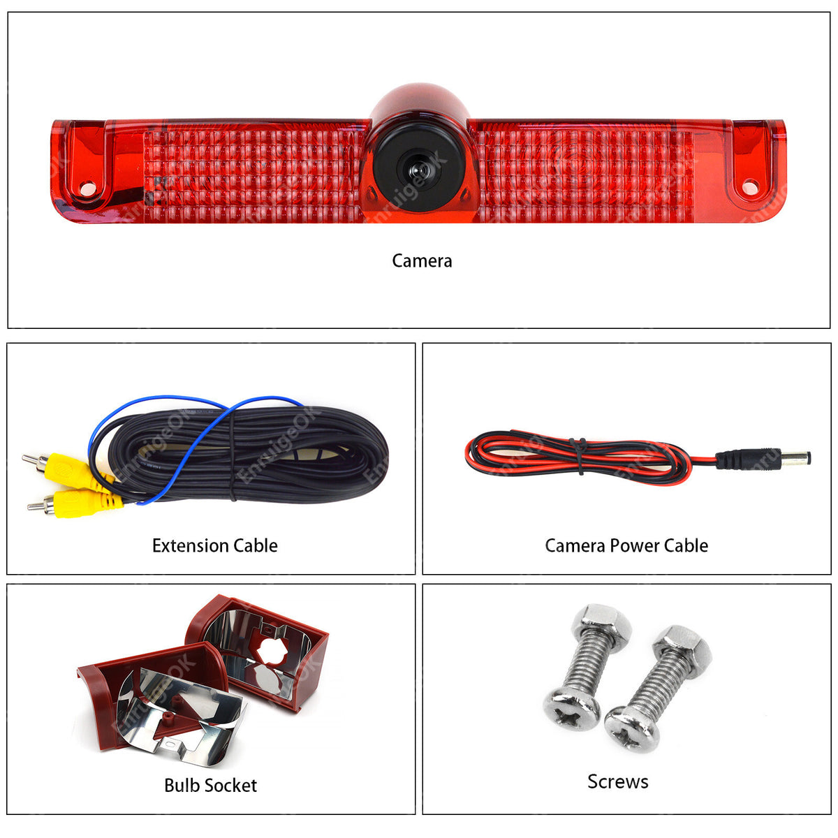 Brake Light Reverse Camera For Chevy Express GMC Savana Van 03-2016 05 07 15 1615