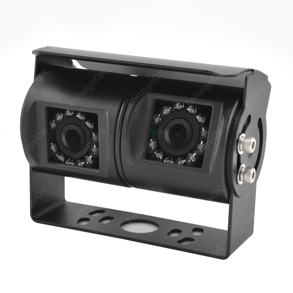 4PIN Motorhome Van Dual Twin Reversing Rear View Parking Backup Camera10