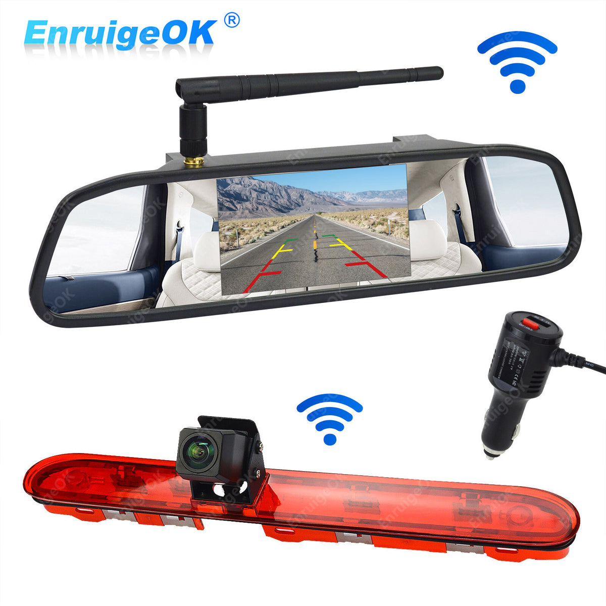 Wireless Reversing Camera Kit for Citroen Dispatch Peugeot Expert Toyota Proace0