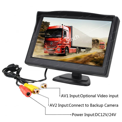 Peugeot Expert Van 2007-2016 Rear Brake Light Reversing Camera & 5" Monitor10