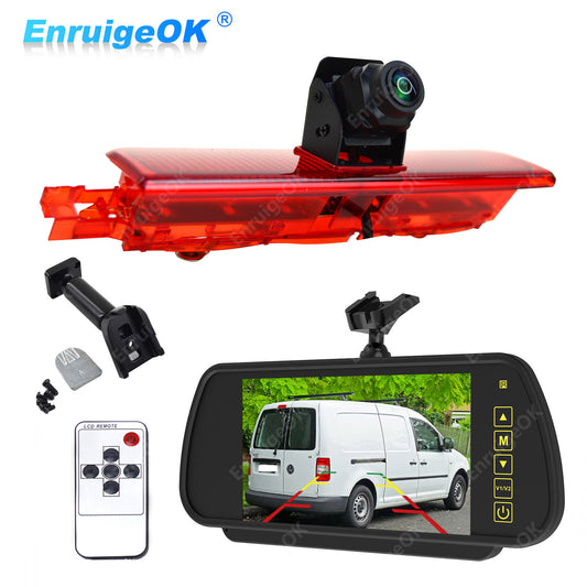 7" Monitor Rear Brake Light Reverse Camera for Volkswagen VW Caddy 2003-20160