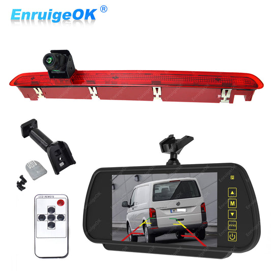 7" Monitor Brake Light Reversing Camera For VW Transporter T6 Van 2016-Onwards0