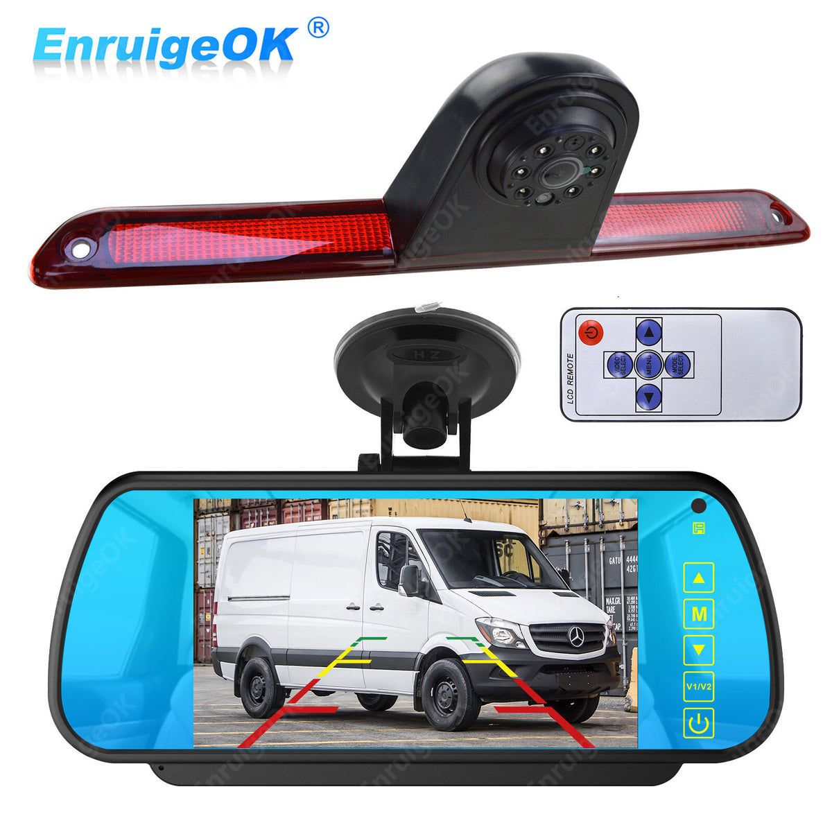 7" Monitor Rear Brake Light Reversing Camera For Mercedes Sprinter / VW Crafter0