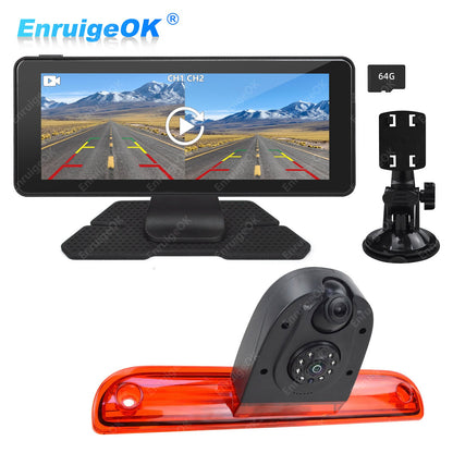 Dual Lens Rear Brake Light Reversing Camera Kit For Peugeot Boxer Fiat Ducato0
